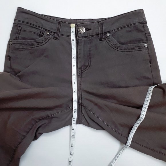 POINT ZERO Vintage Boot Cut Jeans in Chocolate Brown Ombré Fade - Picture 6 of 16